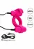 CalExotics Rechargeable Rockin Rabbit Silicone Couples Ring 12 Modes