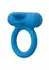 CalExotics Rechargeable Double Trouble Silicone Couples Ring Blue
