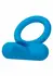 CalExotics Rechargeable Double Trouble Silicone Couples Ring Blue