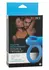 CalExotics Rechargeable Double Trouble Silicone Couples Ring Blue