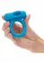 CalExotics Rechargeable Double Trouble Silicone Couples Ring Blue