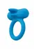 CalExotics Rechargeable Double Trouble Silicone Couples Ring Blue