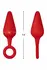 FORTO F-10 Silicone Plug Large Red with Pull Ring - Premium Flexible Design