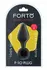 FORTO F-10 Silicone Plug with Pull Ring Small Black Premium Flexible
