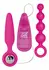 Booty Call Booty Vibro Kit - Silicone Intimate Set with Vibrating Bullet