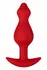 FORTO F-78 POINTEE Plug Small Red Premium Silicone Bead Design
