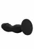 CalExotics Silicone Anal Stud Intimate Plug with Suction Cup Black