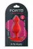 FORTO F-78 POINTEE Plug Medium Red Premium Silicone Anchor Base