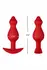 FORTO F-78 POINTEE Plug Medium Red Premium Silicone Anchor Base