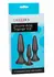 CalExotics Silicone Anal Trainer Kit - Graduated Flexible Set, Black
