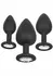 CalExotics Silicone Gem Anal Kit - 3-Piece Graduated Plug Set