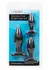 CalExotics Silicone Anal Exerciser Kit 3-Piece Graduated Set Black