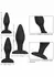 CalExotics Silicone Anal Exerciser Kit 3-Piece Graduated Set Black