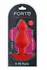 FORTO F-78 POINTEE Plug Large Red Premium Silicone Anchor Base