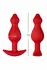 FORTO F-78 POINTEE Plug Large Red Premium Silicone Anchor Base