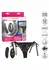 CalExotics Remote Control Lace Thong Set - Wireless Vibrating Panty, Black
