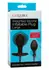 CalExotics Large Weighted Inflatable Plug Silicone System 3.25” Black