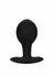 CalExotics Large Weighted Inflatable Plug Silicone System 3.25” Black