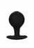 CalExotics Large Weighted Inflatable Plug Silicone System 3.25” Black