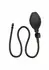 CalExotics Silicone Inflatable Plug Weighted Flexible 3” Black