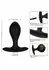 CalExotics Silicone Inflatable Plug Weighted Flexible 3” Black