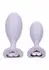 CalExotics First Time Crystal Booty Duo Silicone Plug Set Pink