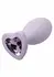 CalExotics First Time Crystal Booty Duo Silicone Plug Set Pink