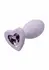 CalExotics First Time Crystal Booty Duo Silicone Plug Set Pink