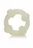 Island Rings Double Stacker TPE Dual Support Ring with Beads Clear