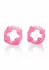 Island Rings Double Stacker TPE Dual Support Ring with Beads Transparent