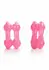 Island Rings Double Stacker TPE Dual Support Ring with Beads Transparent