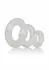 Premium Silicone Ring Set 3-Pack Transparent - Adjustable Sizes