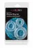 Premium Silicone Ring Set 3-Pack Transparent - Adjustable Sizes