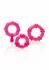Magic C-Rings 3-Piece Set - Stretchy TPR Rings with Textured Surface