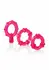 Magic C-Rings 3-Piece Set - Stretchy TPR Rings with Textured Surface