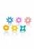 Senso 6 Pack Colorful Textured Support Rings TPR Set