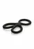 CalExotics Silicone Ball Spreader Triple Support Ring Black