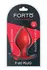 FORTO F-60 Spade Medium Red Premium Silicone Plug 100% Silky-Smooth