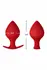 FORTO F-60 Spade Medium Red Premium Silicone Plug 100% Silky-Smooth
