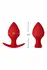F-60 Spade силиконов анален разширител, червен, малък