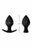 FORTO F-60 Spade Small Black Premium Silicone Plug 100% Smooth Surface