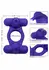CalExotics Triple Orgasm Enhancer Silicone Intimate Ring Rechargeable