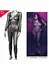 Radiance Plus Size Mesh Bodystocking with Rhinestone Accents Black 3X