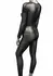 Radiance Plus Size Mesh Bodystocking with Rhinestone Accents Black 3X