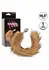 CalExotics Running Wild Tail Metallic Probe with Synthetic Fur Tail