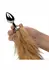 CalExotics Running Wild Tail Metallic Probe with Synthetic Fur Tail