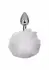 CalExotics Running Wild Bunny Tail Metallic Plug with Fluffy Accent