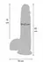 ToyJoy Get Real Skin Silicone Intimate Model with Movable Foreskin 20 cm