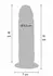 ToyJoy Get Real Skin Silicone Model 19 cm with Movable Foreskin