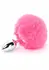 ToyJoy HAPPINESS Enchanting Bunnytail Aluminum Plug with Faux Fur Tail Silver